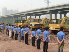 广州挖掘机培训-学员